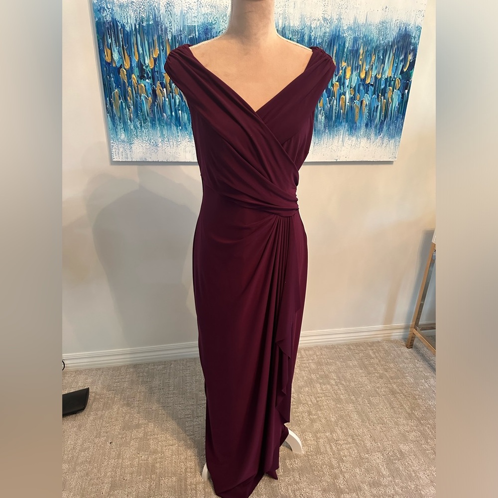 Lauren by Ralph Lauren Evening Dress - Faux Wrap Size 10